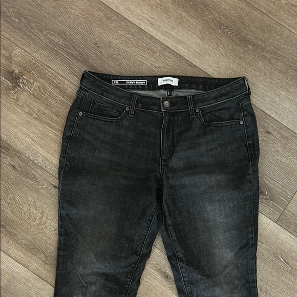 Sonoma Charcoal Gray Curvy Skinny Jeans Tall Size 12L Sleek Fit - Picture 2 of 7